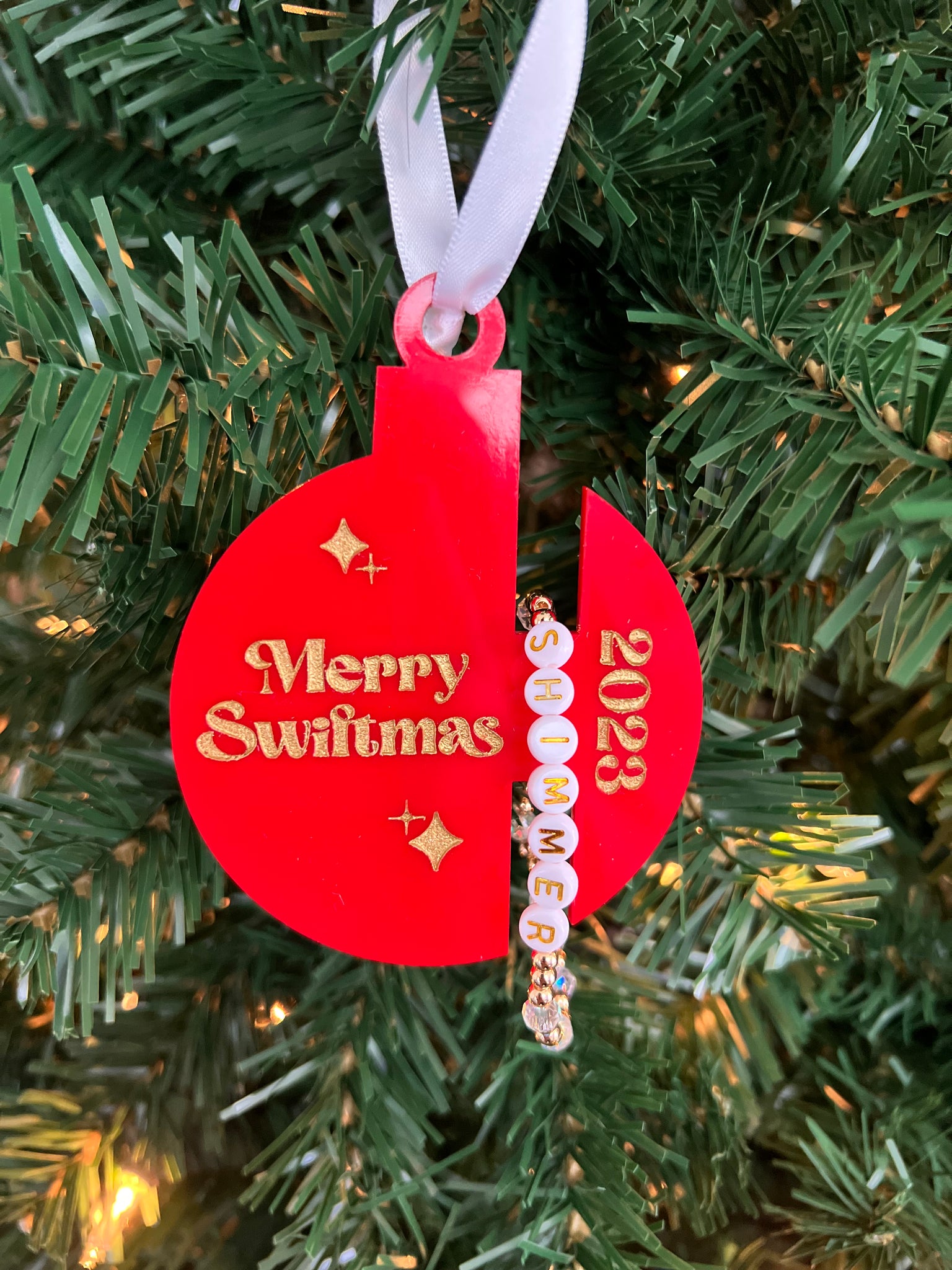 The Year I Saw The Eras Tour/ Merry Swiftmas Ornament – MooreHomeDecor