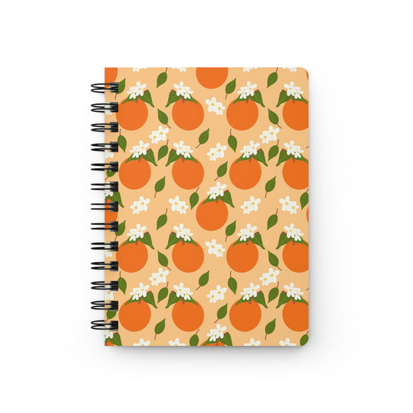 Orange Blossoms Spiral Bound Journal