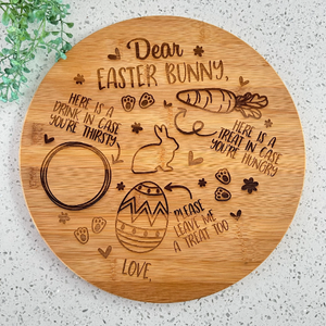 Dear Easter Bunny Tray