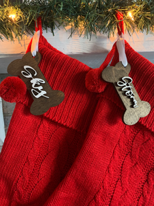Personalized Dog Stocking Tag/Ornament