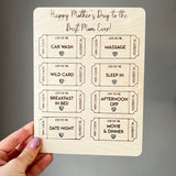 Mother’s Day Coupon Card