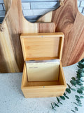 Engraved Family Recipe Box