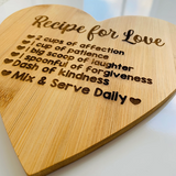Recipe For Love Board